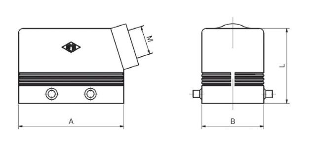 SIDE ENTRY HOOD, DOUBLE LEVER