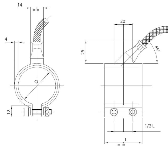 Nozzle Heater Brass