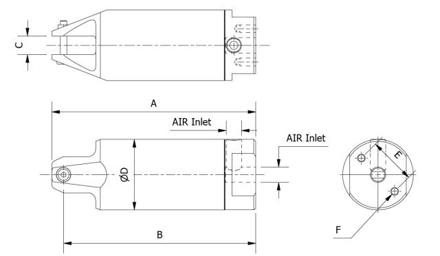 Cylinder / Pneumatic Nipper body