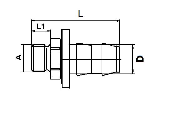 Щуцер Push Lock, BSPP резба