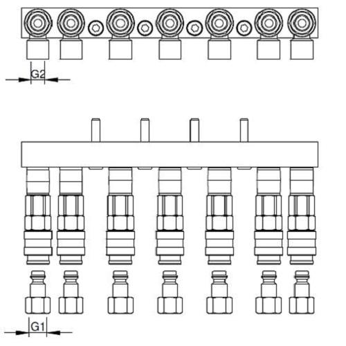 Пневматична връзка за Quick Changer QC-RSW