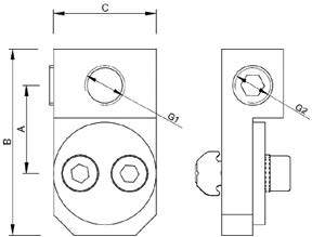 Монтажна скоба за вакуумна вендуза - регулируема 