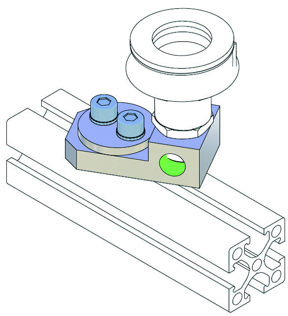 Монтажна скоба за вакуумна вендуза - регулируема 