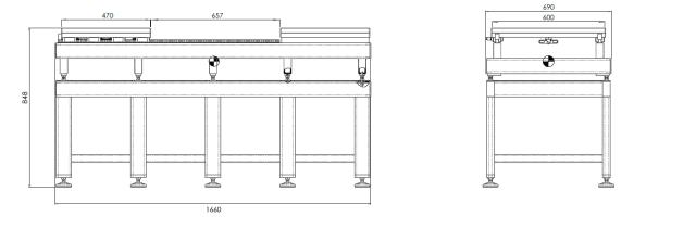 Standard Mould Table 1,5 - 3 Tons